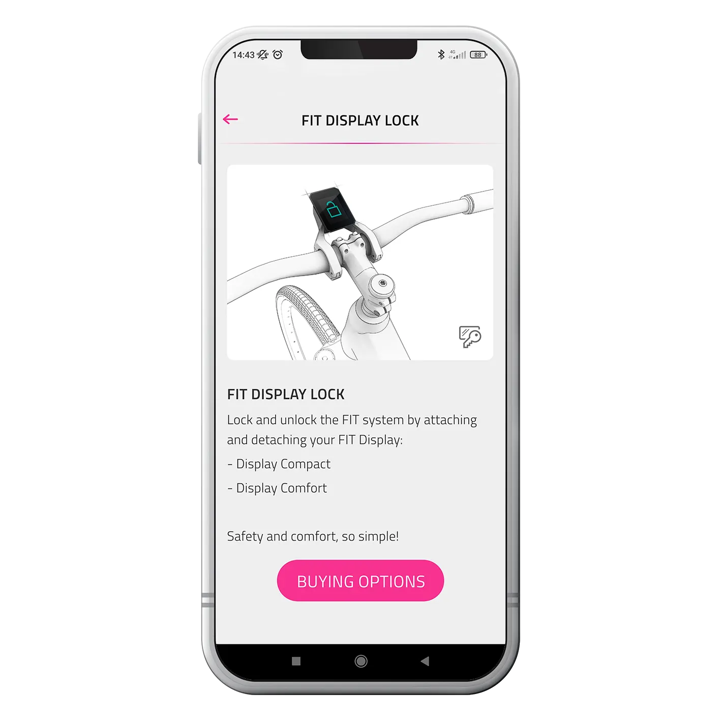 FIT Mobile App Display