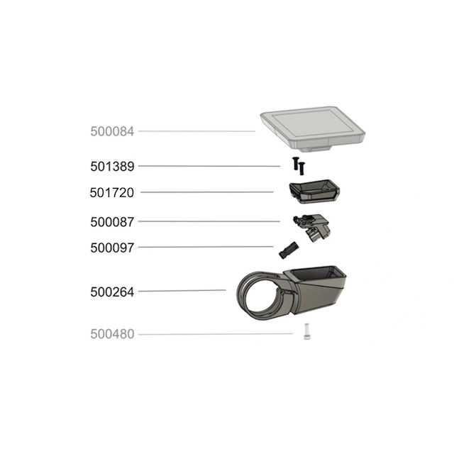 FIT Halter Set 31.8 mm für Center Display
