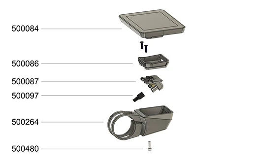 FIT locking screw for insert holder display