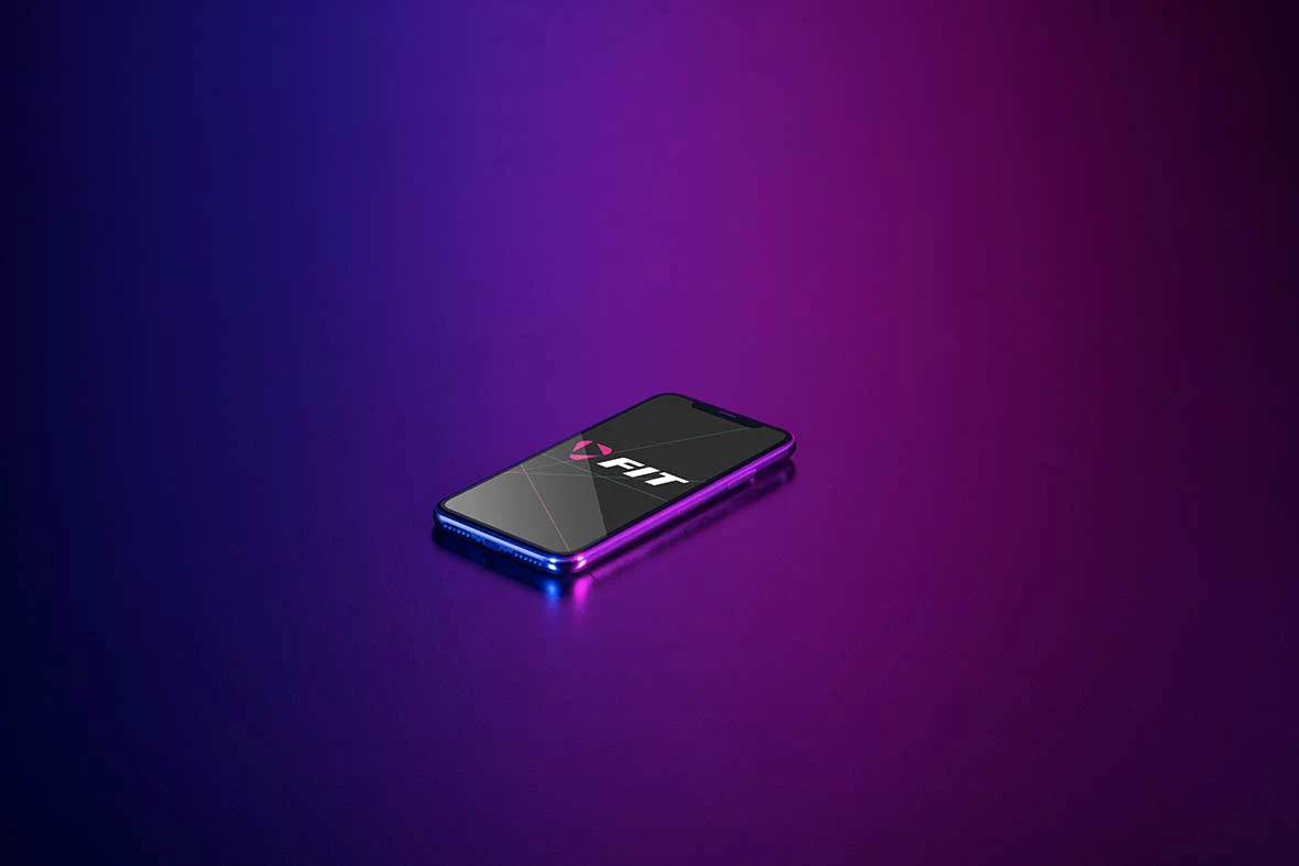 FIT Key Visual Handy App Dienstleistung