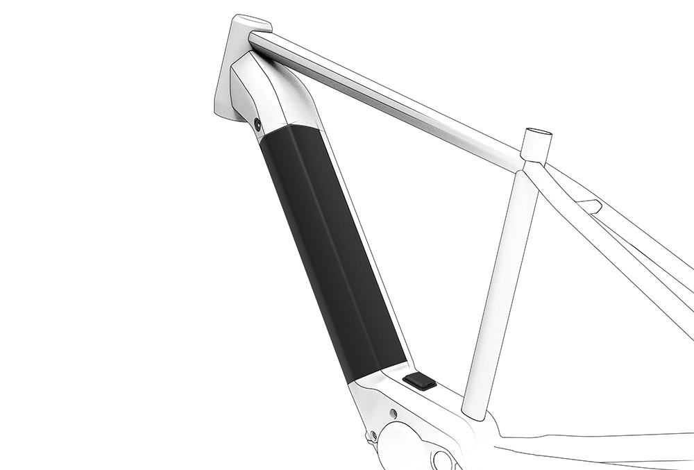 FIT Bike Intube Battery low Rendering Bild